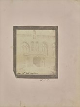 The Porch in the Front Quad of Oriel College, Oxford; William Henry Fox Talbot, English, 1800 - 1877, 1841 - 1842; Salted paper