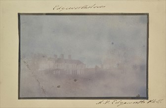 Edgeworth House ?; Michael Pakenham Edgeworth, British, 1812 - 1881, 1843 - 1844; Salted paper print from a Calotype negative