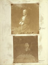 Mrs. Brown; Frances Monteith, British, active 1840s, about 1845; Salted paper print from a Calotype negative; 9.2 x 8.6 cm