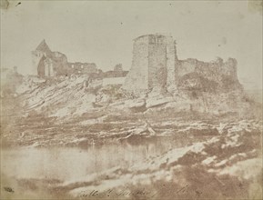 St. Andrews Castle from the Northwest; Hill & Adamson, Scottish, active 1843 - 1848, about 1845; Salted paper print from a
