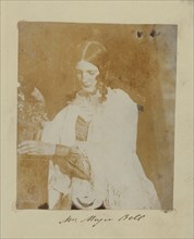 Mrs. Major Bell; Dr. John Adamson, Scottish, 1810 - 1870, about 1847; Salted paper print from a paper negative; 11.3 × 9.5 cm