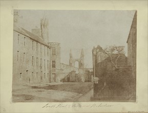 The East End of South Street, St. Andrews, with the Cathedral Ruins in the Distance; Hill & Adamson Scottish, active 1843