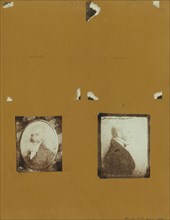 Photographic Reproduction of a Miniature; British; 1840s; Salted paper print from a Calotype negative; 6 x 4.9 cm