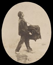 The Organ Grinder; André Adolphe-Eugène Disdéri, French, 1819 - 1889, about 1853; Salted paper print; 15 x 12.1 cm