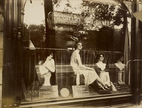 Salon de Coiffure, Hairdresser's Shop, Eugène Atget, French, 1857 - 1927, Paris, France; 1926; Gelatin silver chloride