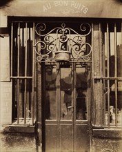 Shop Front, rue Michel-Le-Comte; Eugène Atget, French, 1857 - 1927, Paris, France; 1901; Albumen silver print