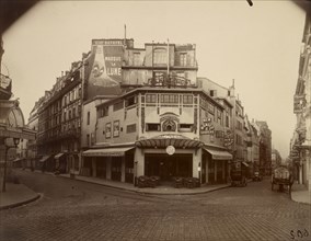 Place Pigalle; Eugène Atget, French, 1857 - 1927, Paris, France; 1925; Gelatin silver chloride printing-out paper print