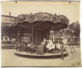 Street Fair; Eugène Atget, French, 1857 - 1927, Paris, France; 1923; Albumen silver print