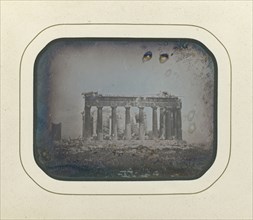 The Parthenon; Philippos Margaritis, Greek, 1810 - 1892, and Philibert Perraud, French, born 1815, about 1847; Daguerreotype