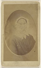 elderly woman, printed in quasi-oval style; Louis L. Liberty, American, active Vergennes, Vermont 1870s, 1870s; Albumen silver
