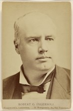Robert G. Ingersoll; Thomas Houseworth, American, 1829 - 1915, about 1880; Albumen silver print