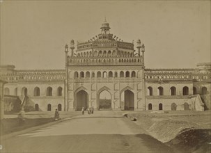 Rumi Darwaza, Lucknow; Lucknow, Uttar Pradesh, India, Asia; about 1865 - 1885; Albumen silver print
