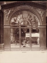 Antique Store, 21 Faubourg St.-Honoré; Eugène Atget, French, 1857 - 1927, Paris, France; 1902; Albumen silver print