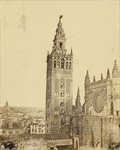 Giralda, Seville; H. Laurent, French, active Egypt and Paris, France 1860s - 1870s, Seville, Spain; about 1860 - 1870; Albumen