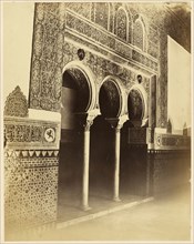 Hall of Ambassadors, Alcazar, Seville; H. Laurent, French, active Egypt and Paris, France 1860s - 1870s, Seville, Spain