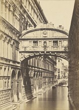 Bridge of Sighs; Italian; Venice, Italy; about 1865 - 1875; Albumen silver print