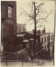 Staircase, Montmartre; Eugène Atget, French, 1857 - 1927, Paris, France; 1921; Albumen silver print