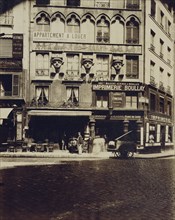 House on the Place du Caire; Eugène Atget, French, 1857 - 1927, Paris, France; 1903; Albumen silver print