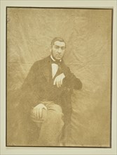 Portrait of seated man; Hippolyte Bayard, French, 1801 - 1887, 1847; Albumen silver print