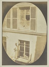 Construction Worker, Paris; Hippolyte Bayard, French, 1801 - 1887, about 1845–1847; Salted paper print from a Calotype negative