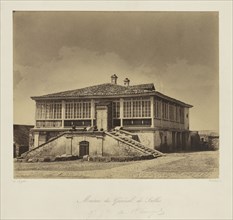 House of General de Salles, Maison du General de Salles, Jean-Charles Langlois, French, 1789 - 1870, 1855; Salted paper print