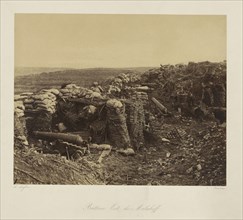 East Malakoff Battery, Batterie Est de Malakoff, Jean-Charles Langlois, French, 1789 - 1870, 1855; Salted paper print