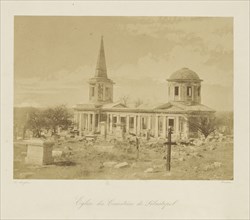 Church of the Cemetery of Sebastopol, Eglise du Cimitiere de Sebastopol, Jean-Charles Langlois, French, 1789 - 1870, 1855