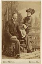 Portrait of a Canadian couple; Gagen & Fraser; about 1885; Albumen silver print