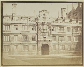 Clare Hall, Cambridge; Nikolaas Henneman, British, 1813 - 1893, Cambridge, England; August 29, 1848; Salted paper print