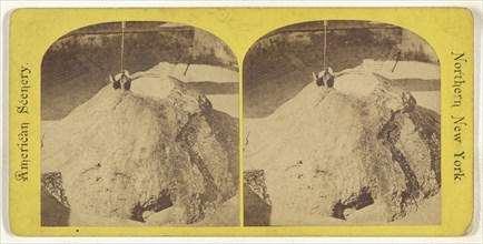 High Rock, Saratoga; American; about 1870; Albumen silver print