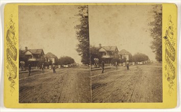 Main Street. Fernandina, Fla; American; about 1865 - 1875; Albumen silver print
