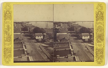 Bay Street, Jacksonville, Fla; American; about 1870 - 1880; Albumen silver print