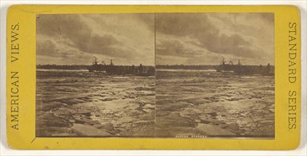 Rapids Niagara; American; about 1865 - 1875; Albumen silver print