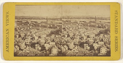 View from Bunker Hill Monument; American; about 1865 - 1875; Albumen silver print
