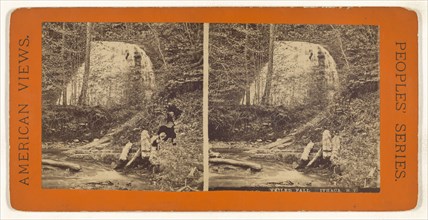Veiled Fall, Ithaca, N.Y; American; about 1865 - 1875; Albumen silver print