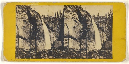 California. Fall on the South Fork, 600 Feet High; C.L. Weed, American, 1824 - 1903, 1859; Albumen silver print