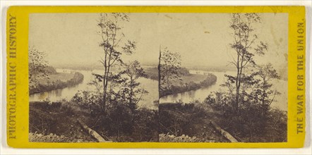 View from the top of Lookout Mountain, looking towards Chattanooga, showing the Tennessee river; Edward and Henry T. Anthony