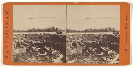 Wreck of the large Blakely Gun, on the Battery, Charleston, S.C; Edward and Henry T. Anthony & Co. American, 1862 - 1902