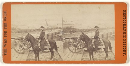 Maj. Gen. W.T. Sherman and Horse. This View was taken in the Trenches before Atlanta, Ga; Edward and Henry T. Anthony & Co.