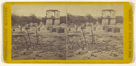 Arsenal grounds, Richmond, Va., showing Ruins and shot and shell scattered around; Edward and Henry T. Anthony & Co. American