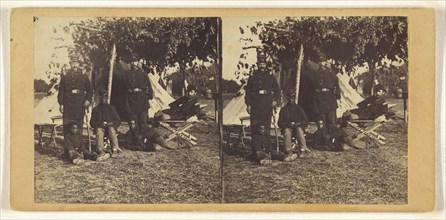 Contraband Foreground. Army of the Potomac; Edward and Henry T. Anthony & Co., American, 1862 - 1902, about 1864; Albumen