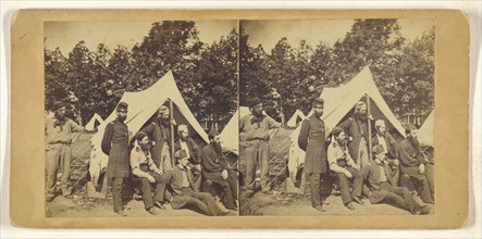 Camp Life, Army of the Potomac. Looking at the Artist; Edward and Henry T. Anthony & Co., American, 1862 - 1902, about 1862