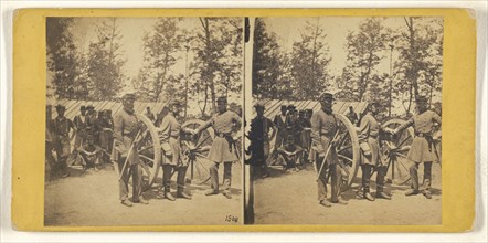 Camp Life, Army of the Potomac. Artillery Practice; Edward and Henry T. Anthony & Co., American, 1862 - 1902, about 1862 - 1864