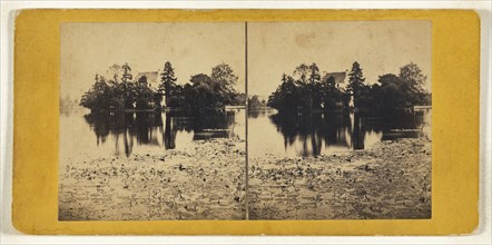 Castle and Loch Cluny, near Dunkeld; J.R. Colby, British, active 1860s, 1860s; Albumen silver print
