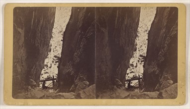 Royal Gorge. Grand Canyon of the Arkansas; Joseph Collier, American, born Scotland, 1836 - 1910, 1865 - 1870; Albumen silver