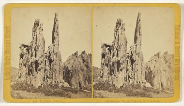 Cathedral Rock, Garden of the Gods. Manitou, Colorado; Joseph Collier, American, born Scotland, 1836 - 1910, 1865 - 1870