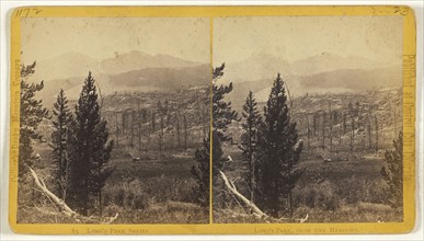 Long's Peak, from The Meadows. Colorado; Joseph Collier, American, born Scotland, 1836 - 1910, 1865 - 1870; Albumen silver