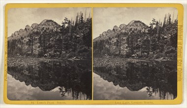 Lily Lake, Looking North. Long's Peak, Colorado; Joseph Collier, American, born Scotland, 1836 - 1910, 1865 - 1870; Albumen