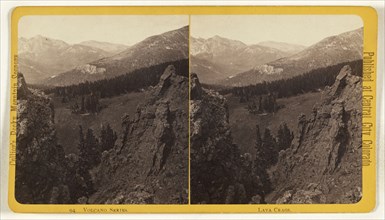 Lava Crags. Colorado; Joseph Collier, American, born Scotland, 1836 - 1910, 1865 - 1870; Albumen silver print