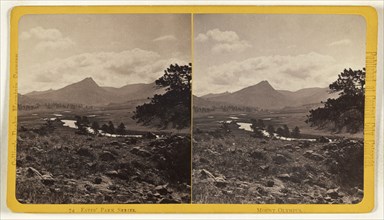 Mount Olympus. Estes' Park, Colorado; Joseph Collier, American, born Scotland, 1836 - 1910, 1865 - 1870; Albumen silver print